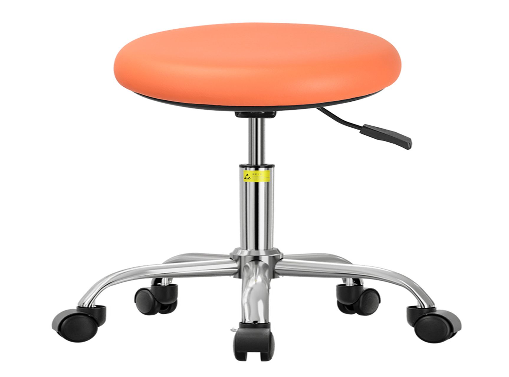 圆凳-（橙色-电镀）